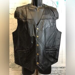 Navarre Leather Co Vest XL